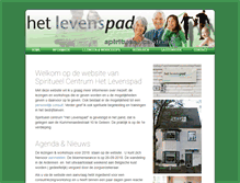 Tablet Screenshot of hetlevenspad.nl